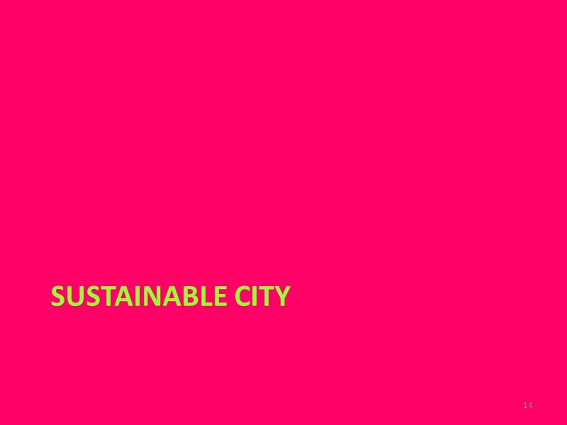 Sustainable City 14